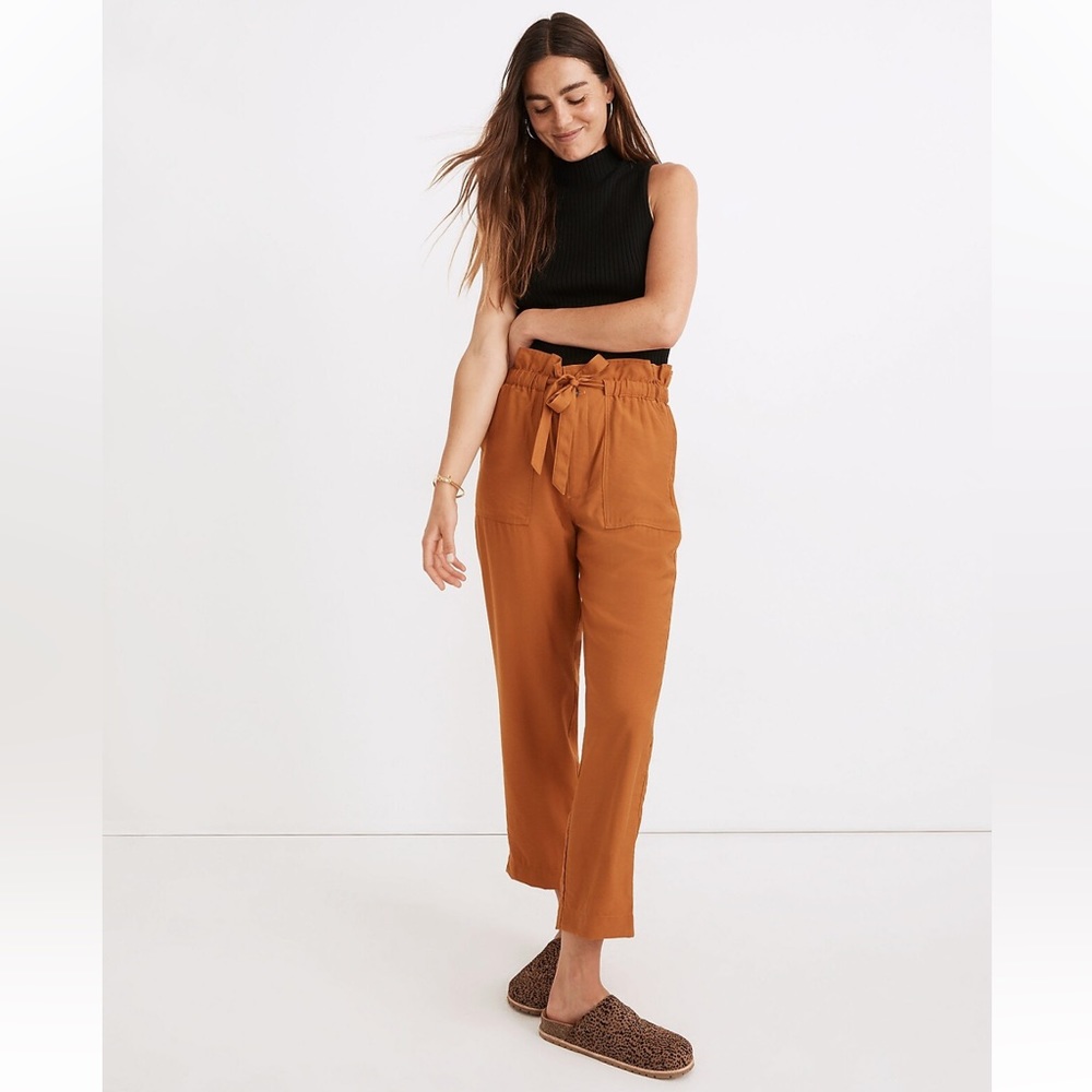 Madewell Dunaway Paperbag Pants size M